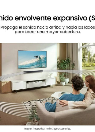 Barra de Sonido Samsung HW-C400 – Sonido Claro, Compacto y Potente para tu TV