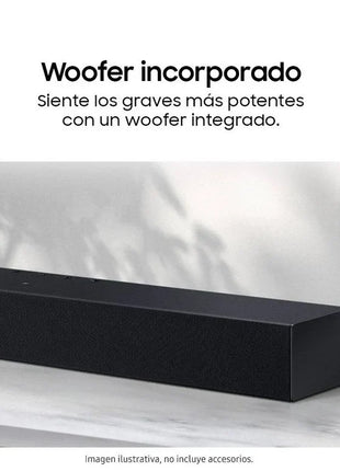 Barra de Sonido Samsung HW-C400 – Sonido Claro, Compacto y Potente para tu TV