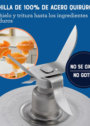 Licuadora Oster BLSTKAP-WRB-013 Kalimán – 2 Velocidades, 400W, Color Blanco con Vaso de Plástico