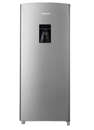 Refrigerador Hisense RR63D6WGX – 7 Pies, 1 Puerta con Despachador de Agua, Color Silver