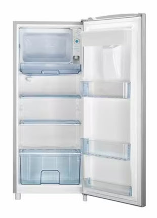 Refrigerador Hisense RR63D6WGX – 7 Pies, 1 Puerta con Despachador de Agua, Color Silver