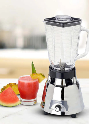 Licuadora Oster 450-20 – Cromada con Vaso de Vidrio y 2 Velocidades