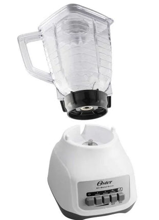 Licuadora Oster BLSTKAP-WPB-013 Kalimán – 2 Velocidades, 400W, Color Blanco con Vaso de Plástico