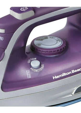 Plancha de Vapor Hamilton Beach 19803R – Cable Retráctil Durathon®