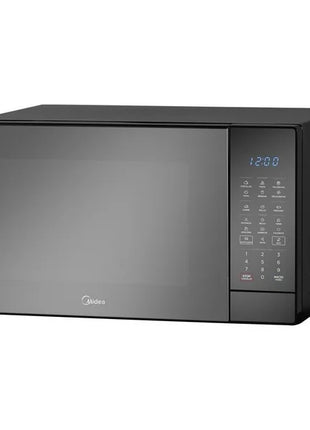 Horno de Microondas Midea MMDK14S2MG 1.4 Pies³ – Silver con Puerta de Acabado Espejo