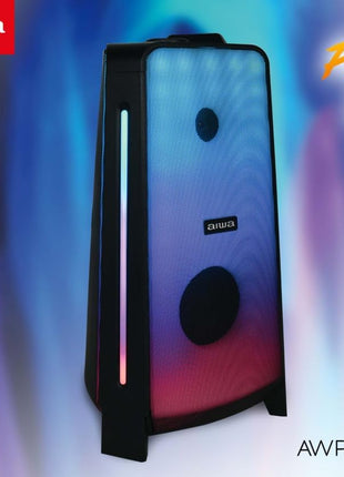 Bocina Bluetooth Aiwa AWPOK400LD – 50W, TWS, Radio FM y Sonido Potente en Todo Momento