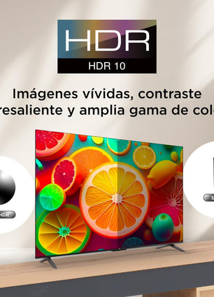 SmartTV TCL 50″ 50S454 – 4K UHD, Google TV y Conectividad Completa para tu Entretenimiento