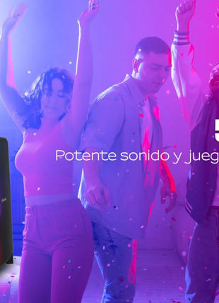 Bocina Bluetooth Aiwa AWPOK400LD – 50W, TWS, Radio FM y Sonido Potente en Todo Momento