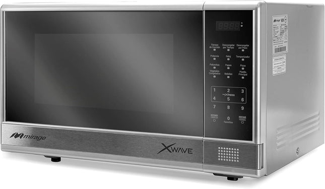 🍽️ Microondas X Wave MWD031E | 0.9 Pies³ | 900 W de Potencia | 10 Niveles | Panel Digital | Color Negro | Compacto y Elegante