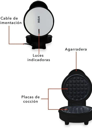 Combo Dulce RCA – Crepera RC-603 + Mini Waflera RC-88 + Batidora RC-68