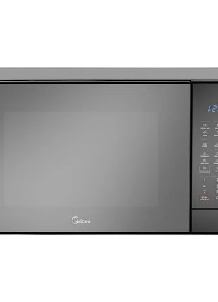 Horno de Microondas Midea MMDK14S2MG 1.4 Pies³ – Silver con Puerta de Acabado Espejo