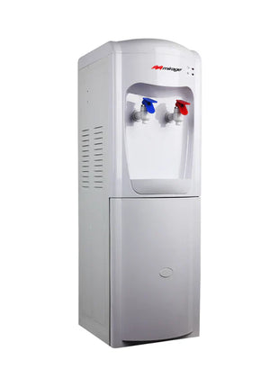 Dispensador de Agua Mirage DISX10 MDD10CB | 3 Temperaturas | Mesa con Garrafón Superior | Color Gris | Compacto 52 cm Alto