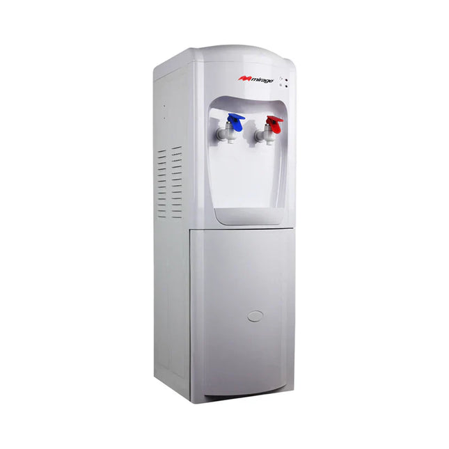 Dispensador de Agua Mirage DISX10 MDD10CB | 3 Temperaturas | Mesa con Garrafón Superior | Color Gris | Compacto 52 cm Alto