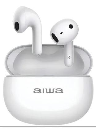 Audífonos Bluetooth Aiwa AWTWSD8 – True Wireless Stereo 3W, Color Blanco