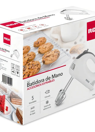 Batidora de Mano RCA RC-094 – 5 Velocidades, Potente, Ligera y Fácil de Usar
