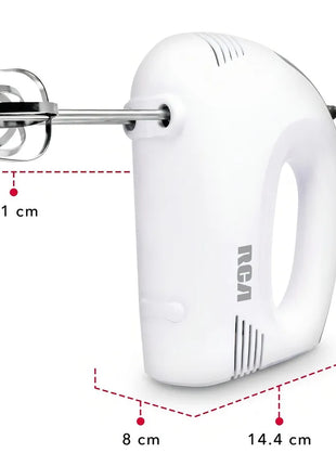 Batidora de Mano RCA RC-094 – 5 Velocidades, Potente, Ligera y Fácil de Usar