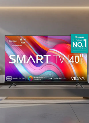 Smart TV Hisense 40″ A4KV – Imagen Clara, Conectividad Smart y Tamaño Ideal para tu Espacio