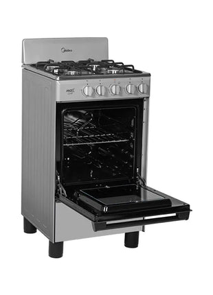 Estufa Midea MGS20FS1BAABG 20” – Cubierta de Acero Inoxidable Color Silver
