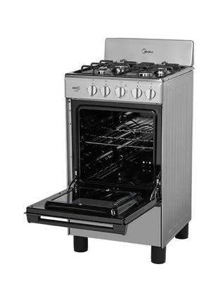 Estufa Midea MGS20FS1BAABG 20” – Cubierta de Acero Inoxidable Color Silver