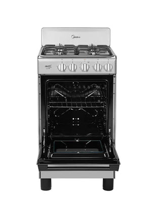Estufa Midea MGS20FS1BAABG 20” – Cubierta de Acero Inoxidable Color Silver