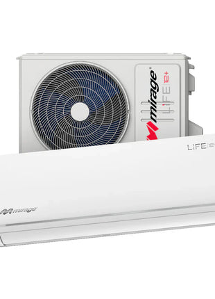 Mini split, ON/OFF,  LIFE12 plus, Blanco, Solo Frío, 1TON, 12000 BTU, 110 V, R410a, 12 SEER series