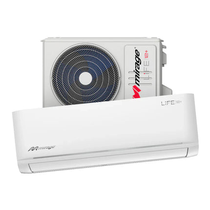 Mini split, ON/OFF,  LIFE12 plus, Blanco, Solo Frío, 1TON, 12000 BTU, 110 V, R410a, 12 SEER series
