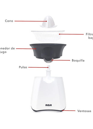 Combo Cocina RCA RC-CC – Horno Eléctrico 9L, Exprimidor de Jugos y Waflera Belga