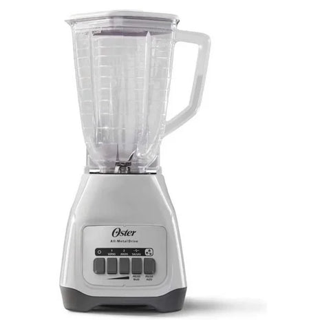 Licuadora Oster BLSTKAP-WPB-013 Kalimán – 2 Velocidades, 400W, Color Blanco con Vaso de Plástico