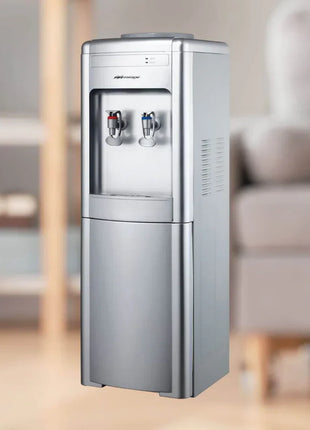 Dispensador de Agua Mirage DISX10 MDD10CS | 3 Temperaturas | Mesa con Garrafón Superior | Color Gris | Compacto 52 cm Alto