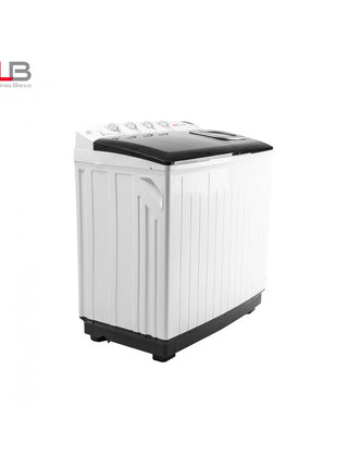 Lavadora Semiautomática Mirage LMS013M | 13 kg | Doble Tina | Bajo Consumo de Agua y Energía | Blanca con Tapa Transparente