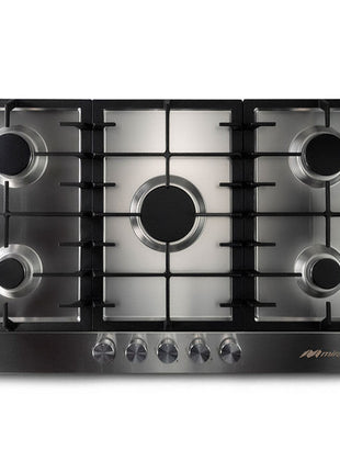 🔥 Parrilla SPARX MPS90GB de Gas | 5 Quemadores | Acero Inoxidable | Encendido Electrónico | Parrillas de Hierro Fundido | 90 cm de Ancho