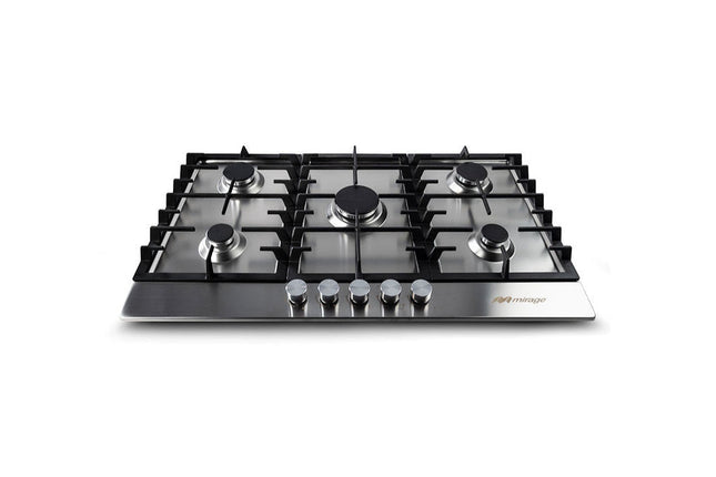 🔥 Parrilla SPARX MPS90GB de Gas | 5 Quemadores | Acero Inoxidable | Encendido Electrónico | Parrillas de Hierro Fundido | 90 cm de Ancho